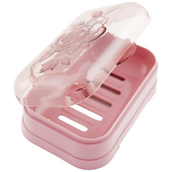 Мыльница пластиковая с прозрачной крышкой в ассортименте 13х9х5 см