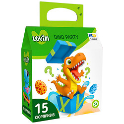 Набір сюрпризів подарункових Lovin Dino Party