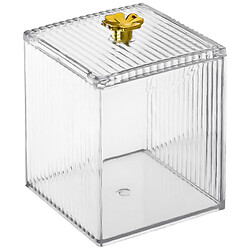 Органайзер для дрібниць міні пластиковий з кришкою 8х8х11 см