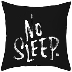 Подушка декоративна квадратна з чорно-білим принтом мікс 43х43 см