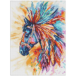 Алмазная мозаика "Яркая лошадь", 30х40см, Ідейка