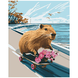 Картина по номерам "Капибара-Фристайл", 40х50 см, Art Craft