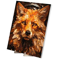 Картина по номерам 40х50 см "Рудолис", с деревянной подставкой, Qbee