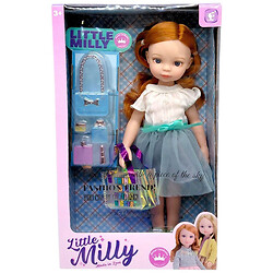 Кукла "Little Milly", 30 см, РЫЖАЯ В ЮБКЕ, Mic