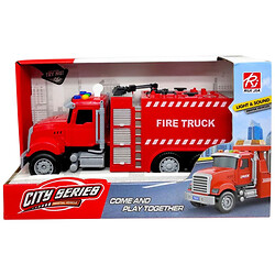 Машина инерционная "Пожарная", озвученная, со светом, в коробке, 29,5x11x17,5 см, Rui Jia