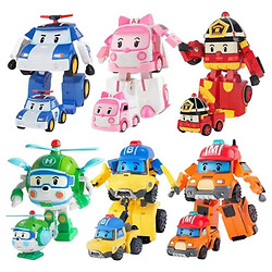 Набір трансформерів "Робокар Полі", в коробці, Mic