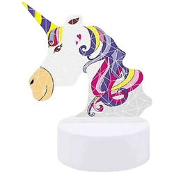 Ночник работает от сети, подсветка, 3 цвета света, фломастеры, USB кабель, в коробке, Mic