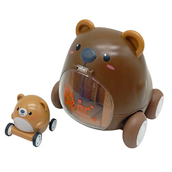 Трек "МИШКА", с малой машинкой, Huijixing Toys