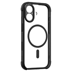 Чохол (накладка) Apple iPhone 17, Momax CaseFORM Air, MagSafe, Obsidian Black, Прозорий