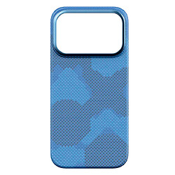 Чохол (накладка) Apple iPhone 17 Pro, Momax CaseFORM Aramid, MagSafe, True Navy, Синій