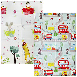 Двусторонний коврик "Город", 180х120 см, Mic