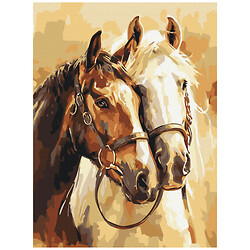 Картина за номерами "Шляхетні коні", 30x40 см, Brushme