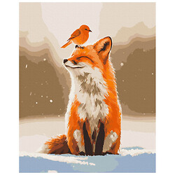 Картина по номерам "Друзья зимы", 40x50 см, Brushme