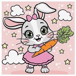 Картина по номерам "Морковка", 25х25 см, Ідейка