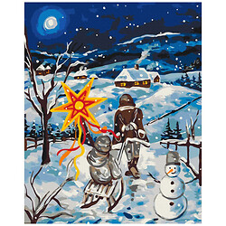 Картина по номерам "Рождественский вечер", 40x50 см, Brushme