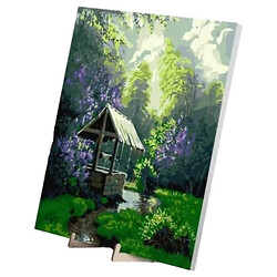 Картина по номерам "Летний дождь", с деревянной подставкой, 40х50 см, Qbee