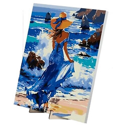 Картина за номерами "Я - Стихія", з дерев'яною підставкою, 40х50 см, Qbee