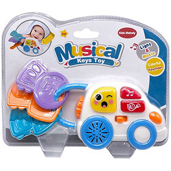 Погремушка "Легковая с ключиками", упаковка 22x4,6x18 см, Mic