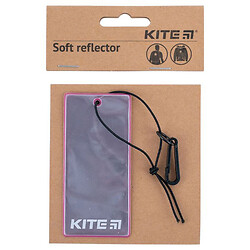 Підвіска м'яка світловідбивна, прямокутна, індиго, Kite