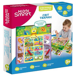 Электронная логическая игра "ВИКТОРИНА МИР ЖИВОТНЫХ", Kiddi Smart