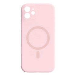 Чохол (накладка) Apple iPhone 11, Air Beats Wide Strip Full Camera, MagSafe, Рожевий