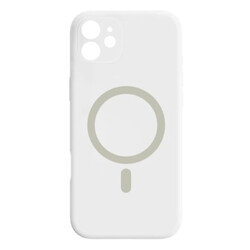 Чехол (накладка) Apple iPhone 11, Air Beats Wide Strip Full Camera, MagSafe, Белый