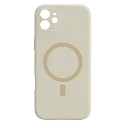 Чехол (накладка) Apple iPhone 12, Air Beats Wide Strip Full Camera, MagSafe, Antique White, Белый