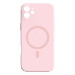 Чехол (накладка) Apple iPhone 12, Air Beats Wide Strip Full Camera, MagSafe, Розовый