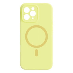 Чохол (накладка) Apple iPhone 12 Pro, Air Beats Wide Strip Full Camera, MagSafe, Жовтий