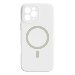 Чехол (накладка) Apple iPhone 12 Pro Max, Air Beats Wide Strip Full Camera, MagSafe, Белый