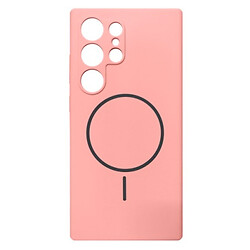 Чехол (накладка) Samsung S928 Galaxy S24 Ultra, Air Beats, MagSafe, Розовый