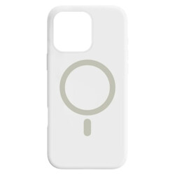 Чохол (накладка) Apple iPhone 13 Pro, Air Beats Wide Strip, MagSafe, Білий