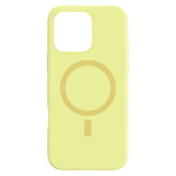 Чехол (накладка) Apple iPhone 15 Pro, Air Beats Wide Strip, MagSafe, Желтый