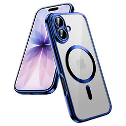 Чехол (накладка) Apple iPhone 17, Metallic Full Camera, MagSafe, Синий