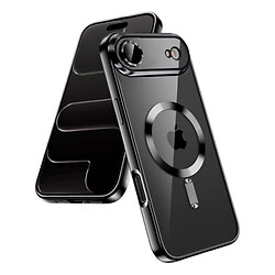 Чохол (накладка) Apple iPhone 17 Air, Metallic Full Camera, MagSafe, Чорний