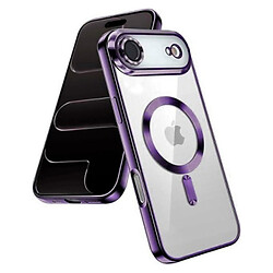 Чехол (накладка) Apple iPhone 17 Air, Metallic Full Camera, MagSafe, Dark Purple, Фиолетовый