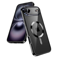 Чехол (накладка) Apple iPhone 17 Air, Metallic Full Camera Matte, MagSafe, Черный