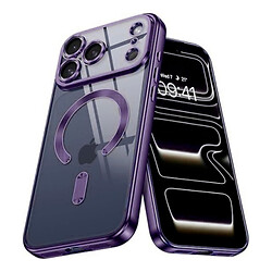 Чохол (накладка) Apple iPhone 17 Pro, Metallic Full Camera, Dark Purple, MagSafe, Фіолетовий