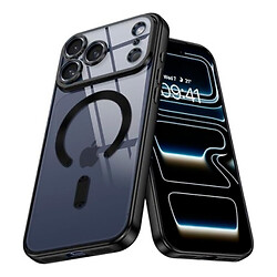 Чехол (накладка) Apple iPhone 17 Pro, Metallic Full Camera Matte, MagSafe, Черный