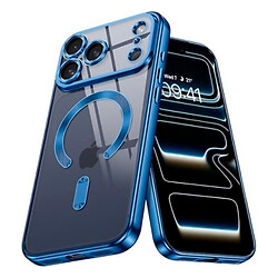Чехол (накладка) Apple iPhone 17 Pro Max, Metallic Full Camera, MagSafe, Синий