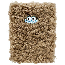 Блокнот В6 з пухнастою обкладинкою, декором, 80 аркушів