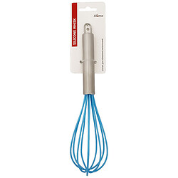 Венчик для взбивания силиконовый с металлической ручкой Almo синий