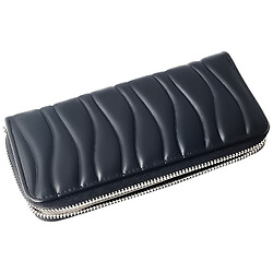 Кошелек женский экокожа на молнии с волнами