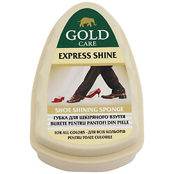 Губка для шкіряного взуття GOLD CARE Преміум, безбарвна