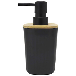 Дозатор для жидкого мыла пластик+бамбук