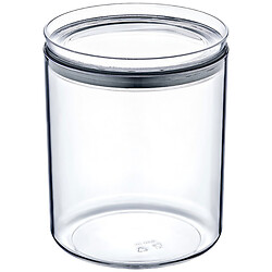 Емкость для сыпучих пластиковая круглая EMHOUSE Crystal, 0,85 л