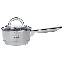 Ковш металлический с крышкой BRAVO CHEF, d=14 см, 1,15 л