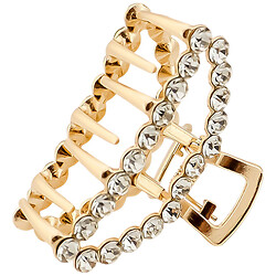 Краб для волосся металевий з декором