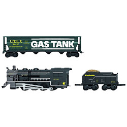 Залізниця: 15 елементів, 2 вантажні вагони, звук, підсвічування, в коробці, FenFa