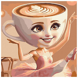Картина по номерам "Ballerina Cappuccino", 40x40 см, Brushme